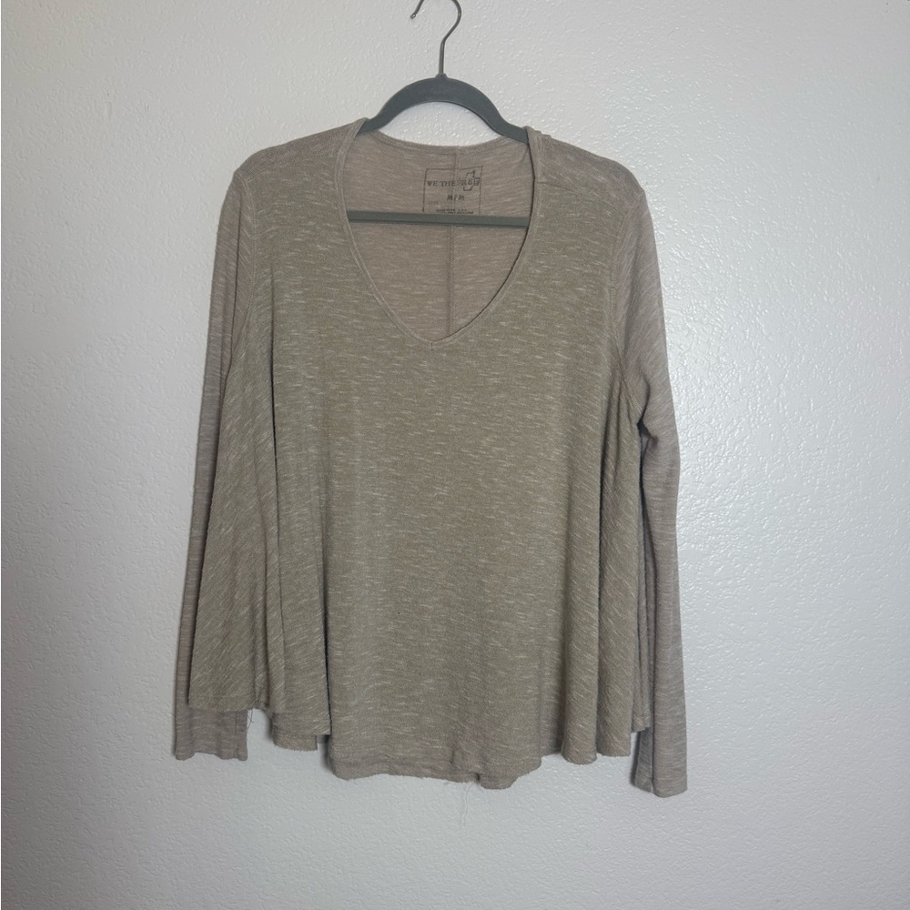 We The Free Tan Long Sleeve Top